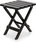 Mocha Folding Adirondack Style Outdoor Plastic Table