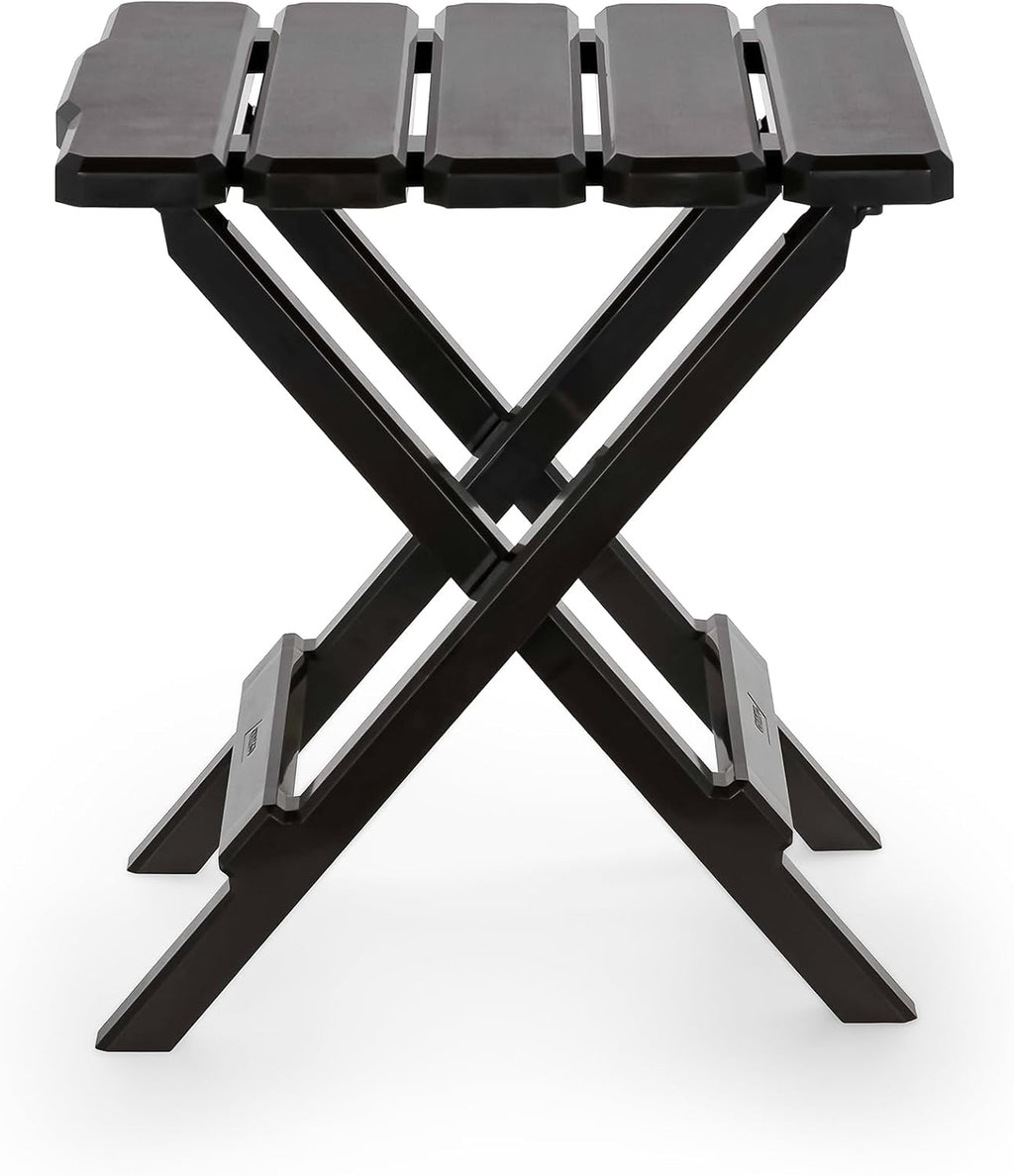 Mocha Folding Adirondack Style Outdoor Plastic Table