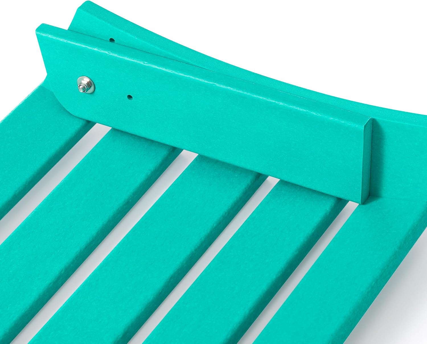 Turquoise Poly Lumber Adirondack Outdoor Ottoman