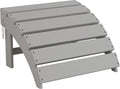 HDPE Folding Adirondack Outdoor Ottoman Footrest